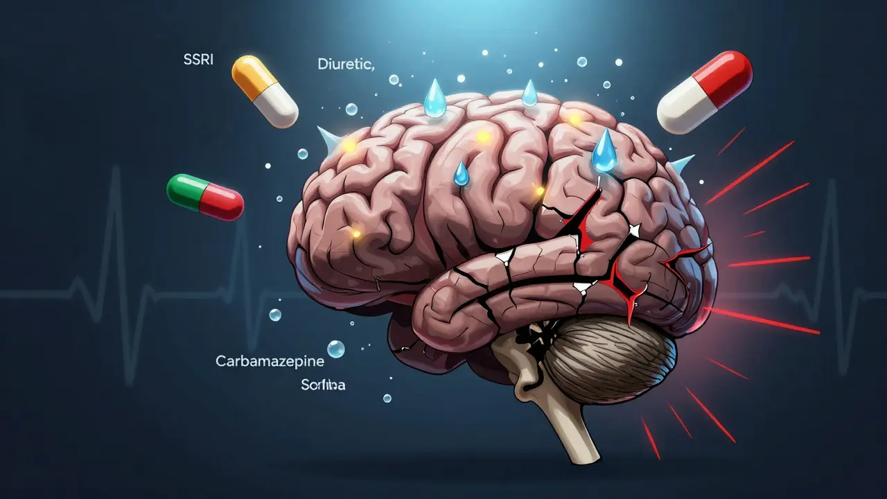 Severe Hyponatremia from Medications: Signs, Risks, and What to Do